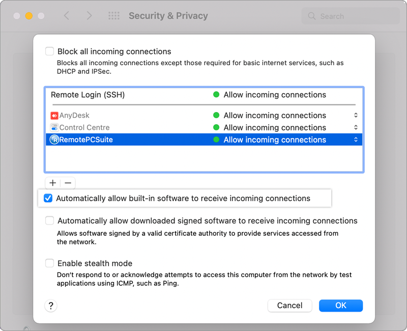 firewall e protezione di rete